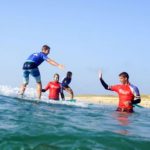 Surfing France is especially fun for young people