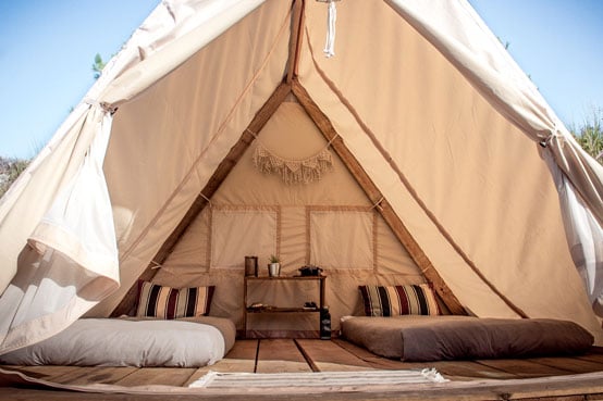Glamping surf camp Vieux Boucau is the new secret word among surf enthusiasts