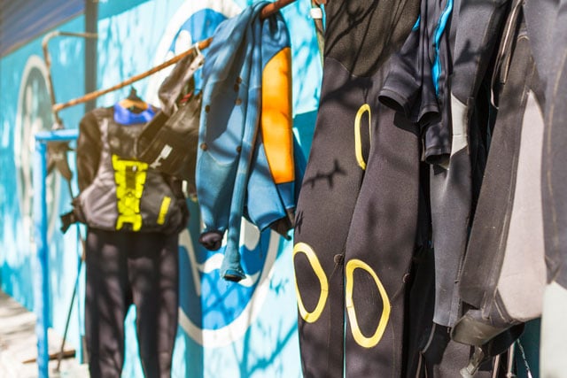 The right wetsuit when surfing depends on the weather conditions